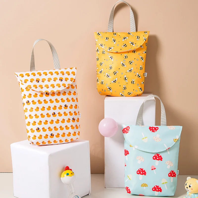 Borse per pannolini per bambini multifunzionali pannolini impermeabili riutilizzabili borsa asciutta bagnata borsa per mummia borsa per pannolini da viaggio Organizer per bambini