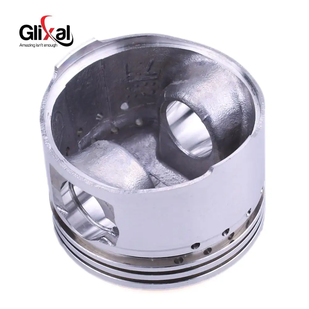 Glixal GY6 60cc139QMB 139QMA Engine 4-Stroke 44mm Piston Kit Rings for JONWAY LANCE VIP TANK EAGLE BAJA SCOOTER ATV