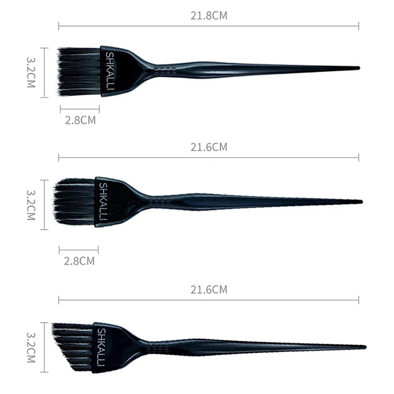 Balayage Small Tinting Brush,Hair colouring tools: for fine brushing operations, line shapes, bleaching and lightening, etc.