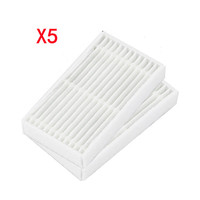 5 pieces/lot Robot Vacuum Cleaner Parts HEPA Filter for haier Xshuai T370 KK320-BG T350B j3500 SWR-T320S