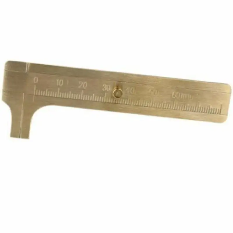 Calibro a corsoio 80mm/100mm/150mm calibri metallici calibro micrometro strumenti di misura ottone massiccio/acciaio inossidabile