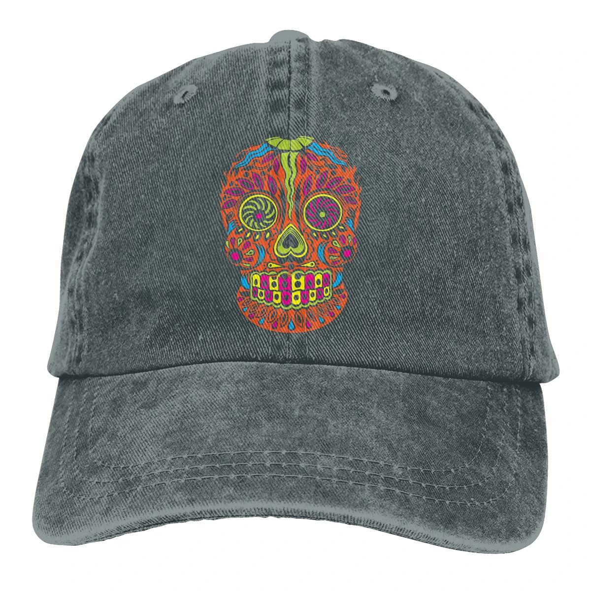 Calavera Baseball Cap Men Mexican Sugar Skull Funny Caps colors Women Summer Snapback Caps