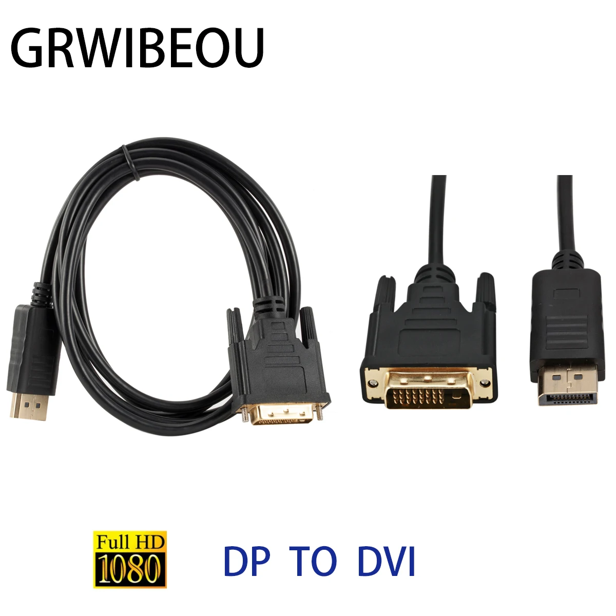 GRWIBEOU DP displayport auf DVI Konverter kabel 1,8 M DP zu DVI adapter kabel konverter Displayport in zu DVI heraus für Dell Asus
