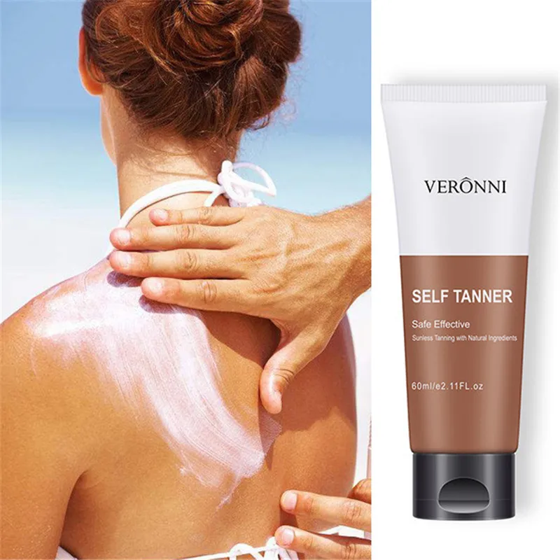 60ml Premium Tanning Cream Bronzer Nourishing Makeup Self Tannner Foundation Safe Effective Sunless Natural Enhance Lotion