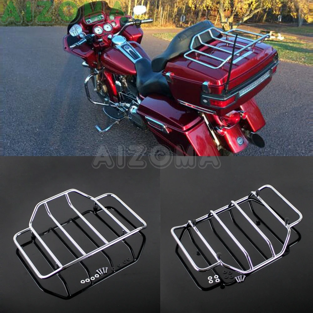 Bagażnik motocyklowy, kufer, bagażnik górny do Harley Touring Electra Street Glide FLHT FLHR FLHS Road King FLH Road Glide
