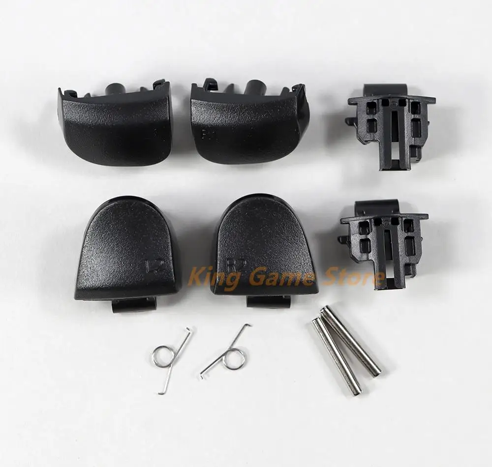 1 ชุด L R trigger ปุ่มสปริงสําหรับ PS5 เปลี่ยน L1 R1 L2 R2 ฤดูใบไม้ผลิปุ่ม LR ผู้ถือกรอบสําหรับ Sony PS5 controller