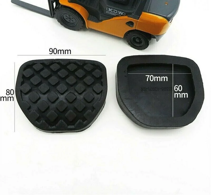 Tapis en caoutchouc pour pédale de frein et d'embrayage de chariot élévateur, 2 pièces, pour Machine HELI HANGCHA