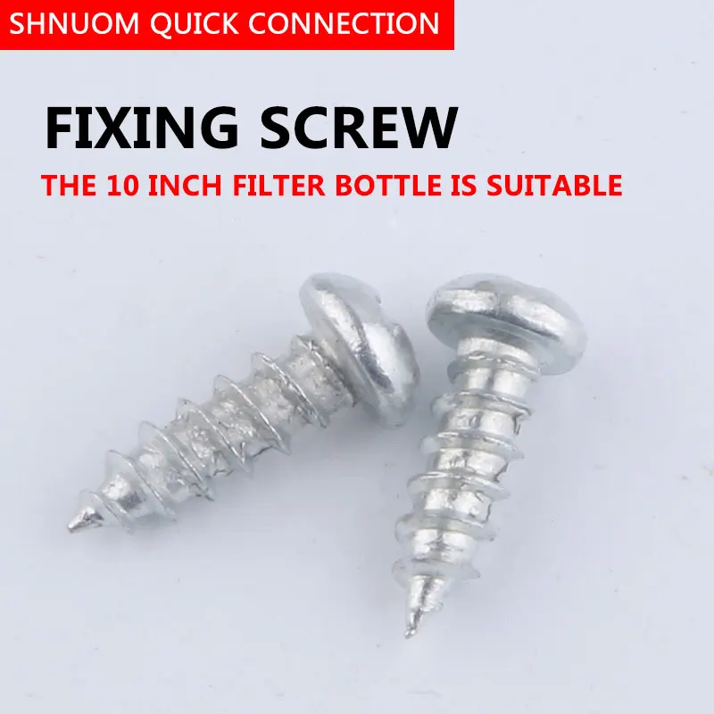 Parafusos de rosqueados para garrafa de água, parafusos de rosqueamento automático para purificador de água de aço inoxidável de 5mm x 16mm e 304 com 10 tamanhos