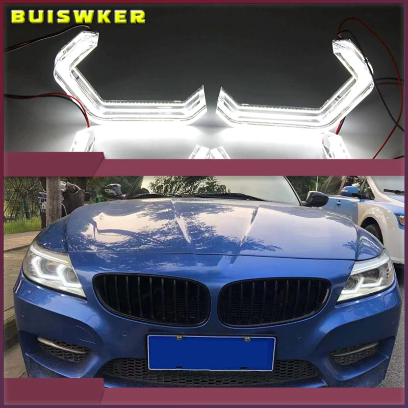 

LED Angel Eyes Halo Rings Car Light Running Lamp DRL For BMW F10 F11 F12 F13 F30 F31 F32 F34 F18 F22 F80 F01 E60 E90 E81 E82 Z4