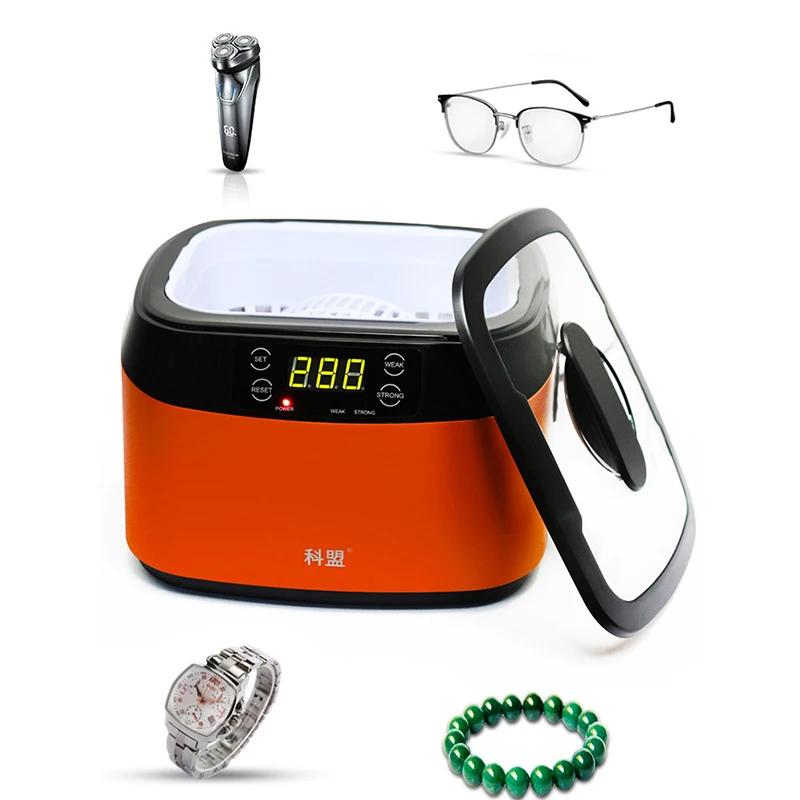 

Интегрированный дизайн Ультразвуковой очиститель KM-1200B Бытовой очиститель очков Очиститель ювелирных изделий Ультразвуковая чистящая машина для часов