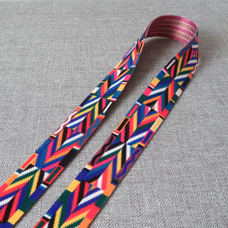 1 Yard Width 25mm Webbing Rainbow Luggage Handbag Straps Waist Belt Dog Collar Leash Harness Backpack Bag Garment DIY Accessory