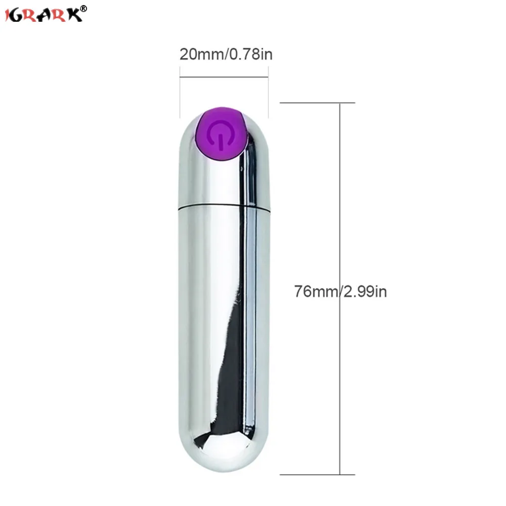 Powerful 10Speeds Mini Bullet Vibrator Clitoris Stimulator G Spot Vagina Massage Adult Sex Toys for Women Gay Female Masturbator - Image 2
