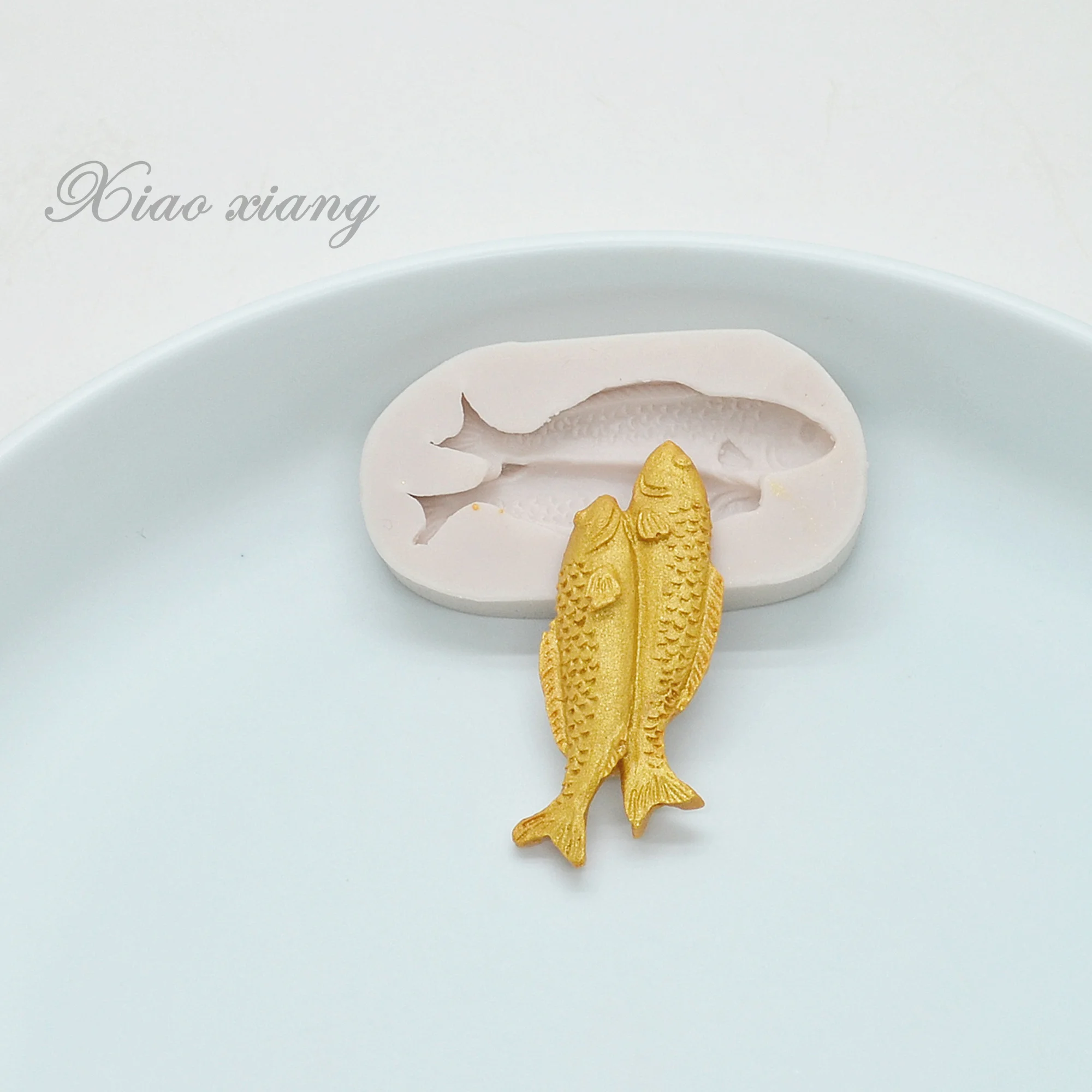 3D DIY Silicone Fish Shape Cake Mould Carp Fondant Mold Chocolate Cupcake Soap Molds Candy Craft Cookie Kitchen Accessories