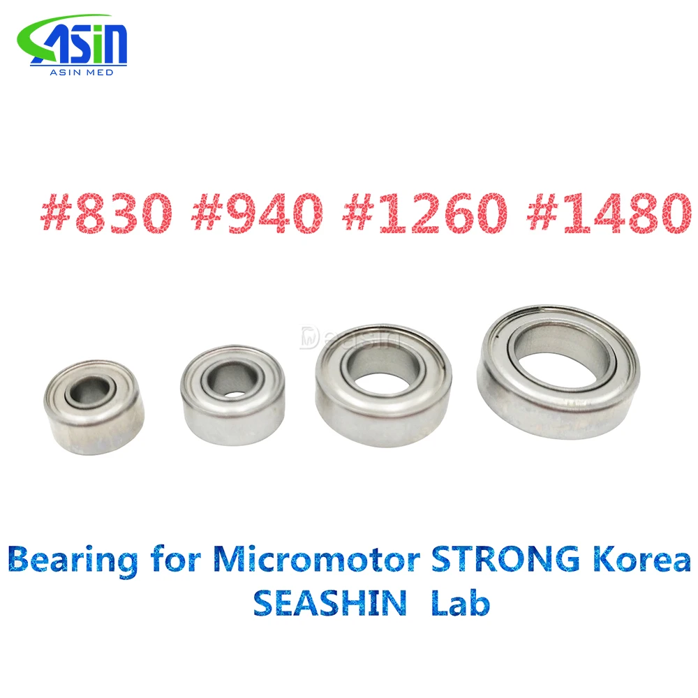 new arrival 1 setsX Micro Motor Handle 35,000RPM Bearing 102L 4 pcs Bearings a set Micromotor STRONG Korea SEASHIN Lab