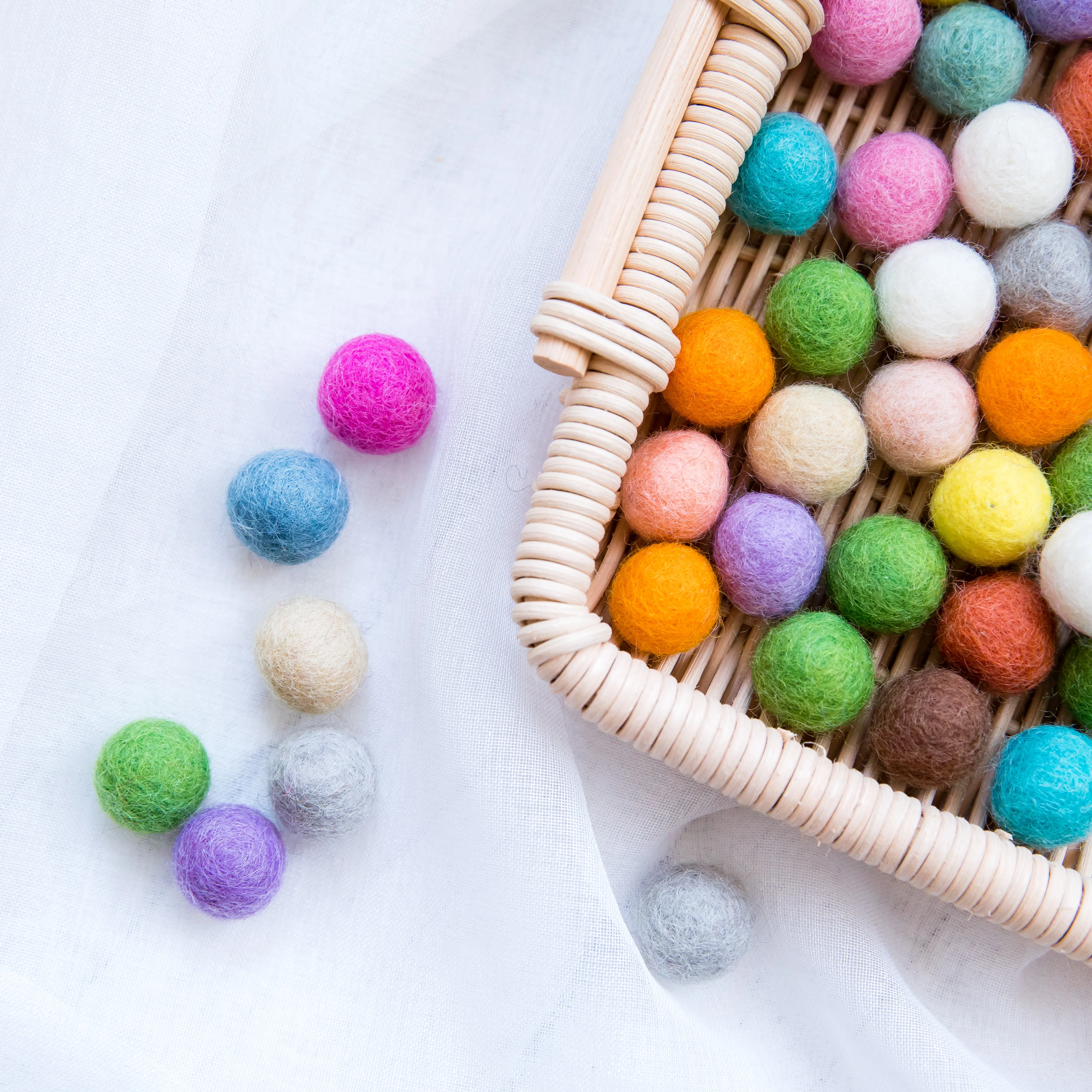 Boule ronde en feutre de laine 20mm, 200 pièces, Pom Poms, décoration de salle de fête de noël, décoration de maison, jouets produits pour enfants,