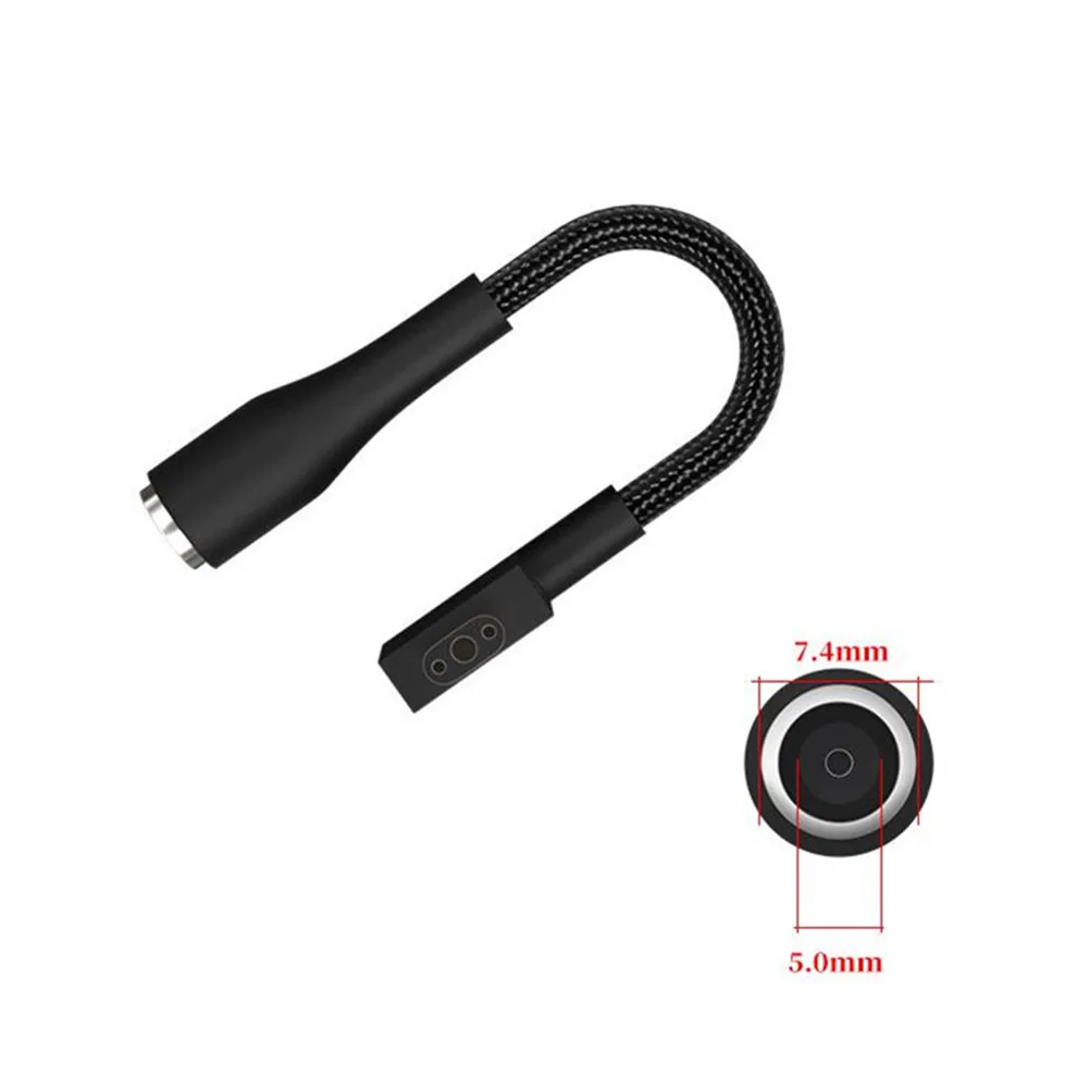 Dc ponta 7450 fêmea para 3 pinos macho plug adaptador conversor portátil cabo de mudança de energia para razer blade pro 17 15 gtx1070