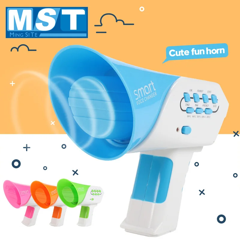 

Novelty Recorder Creative Educational Handheld Loudspeaker Smart Voice Changer Amplifier Sounding Party Toy Kids Gifts Mini Horn