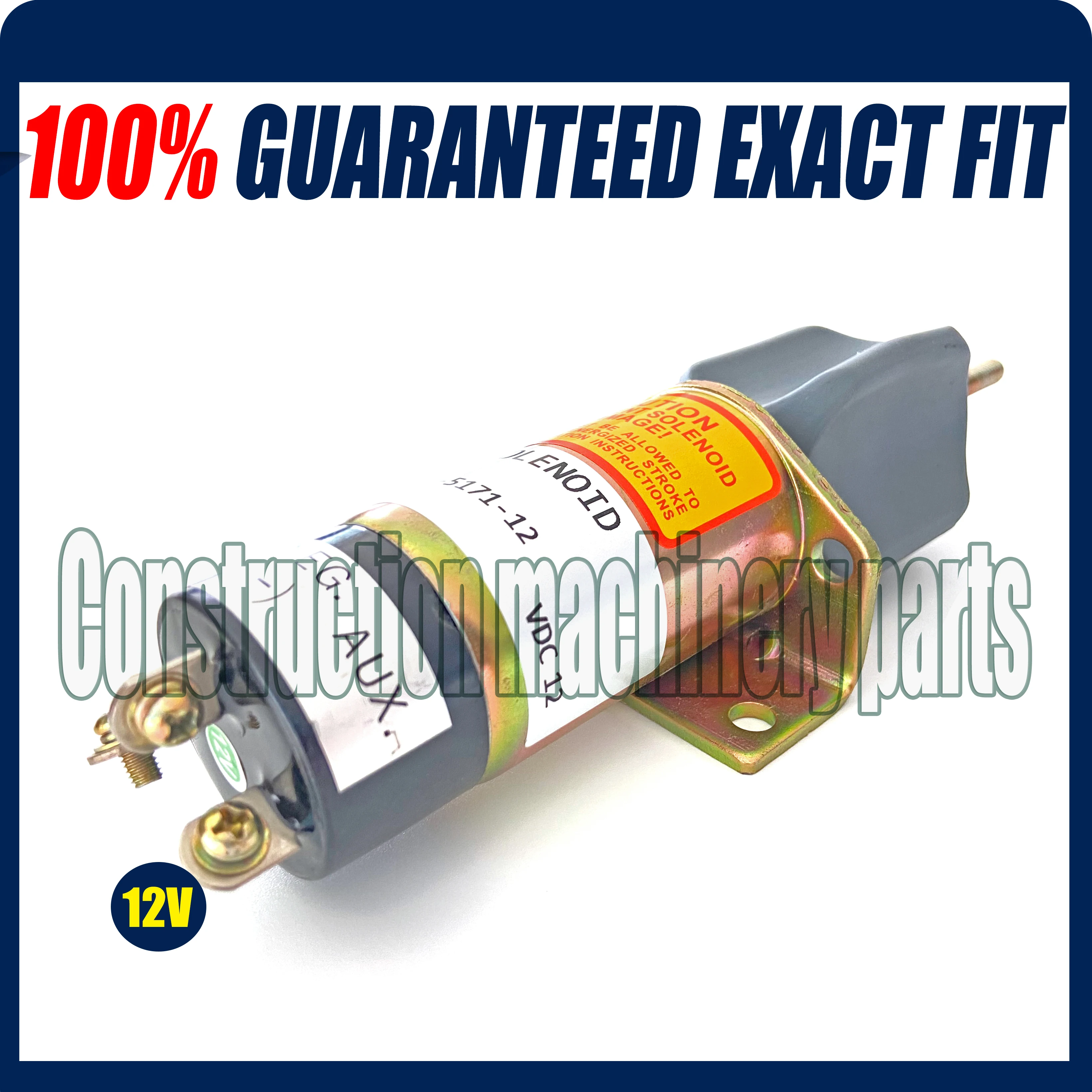 1502-12C3U1B1S1A 12V  Fuel shut off Solenoid SA-5171-12 For Bobcat Kubota Yanmar