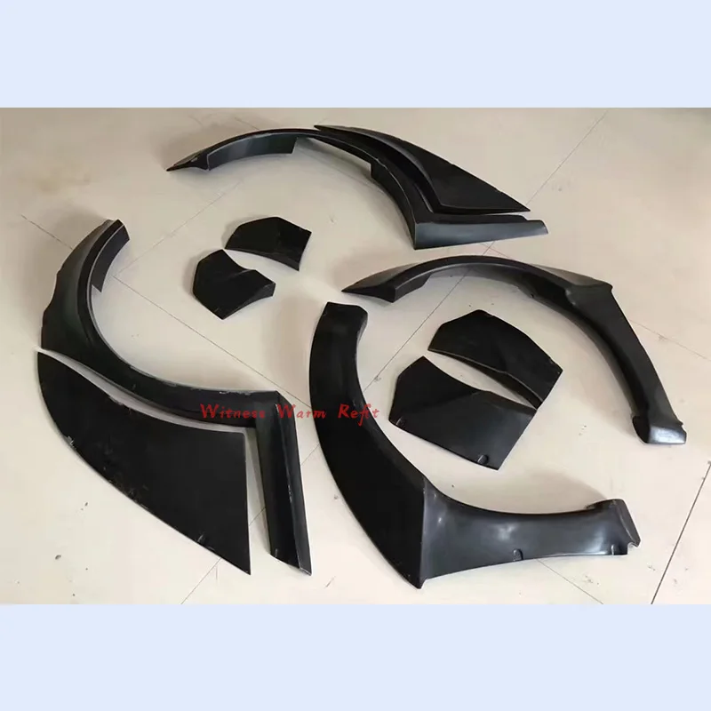 Wide Body Kit Frp Unpainted Car Wheel Eyebrows Fender Flares for Benz W176 A180 A200 A260 A45 2013 Up