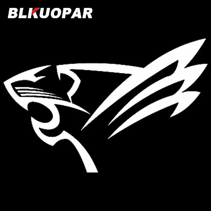 BLKUOPAR Ferocious Saber Toothed Tiger Decal Vinyl Car Stickers Car Assessoires Goods Refrigerator Sunscreen Funny Decoration