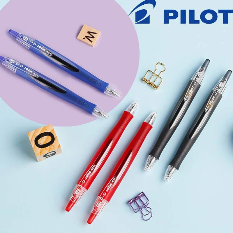 

6PCS Japan PILOT G-6 BL-G6 Automatic Gel Pens Neutral Pen Streamline 0.5mm Gel Pen Office Accessories School Stationary Supplies