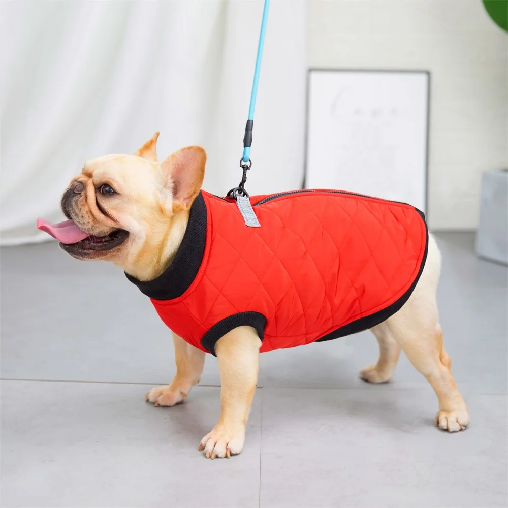 Warm Fleece Jacket for Dogs and Cats, Puppy Clothes, Bulldog Coat, Pug Costume, Poodle Jacket, Pet Vest for Dogs, Winter