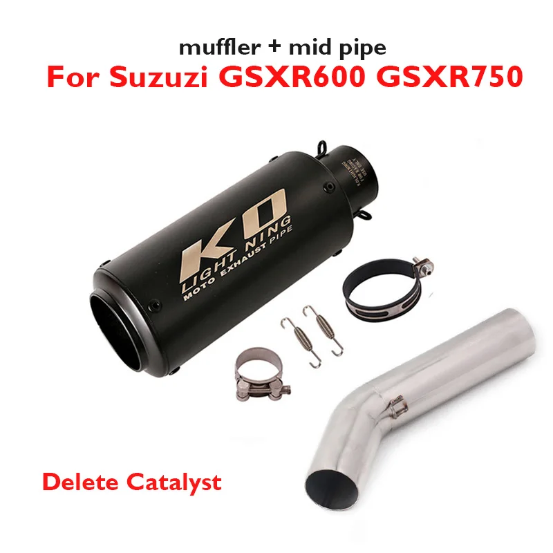 

Глушитель выхлопной трубы мотоцикла средней длины для Suzuki GSXR600 GSXR750 2006 2007