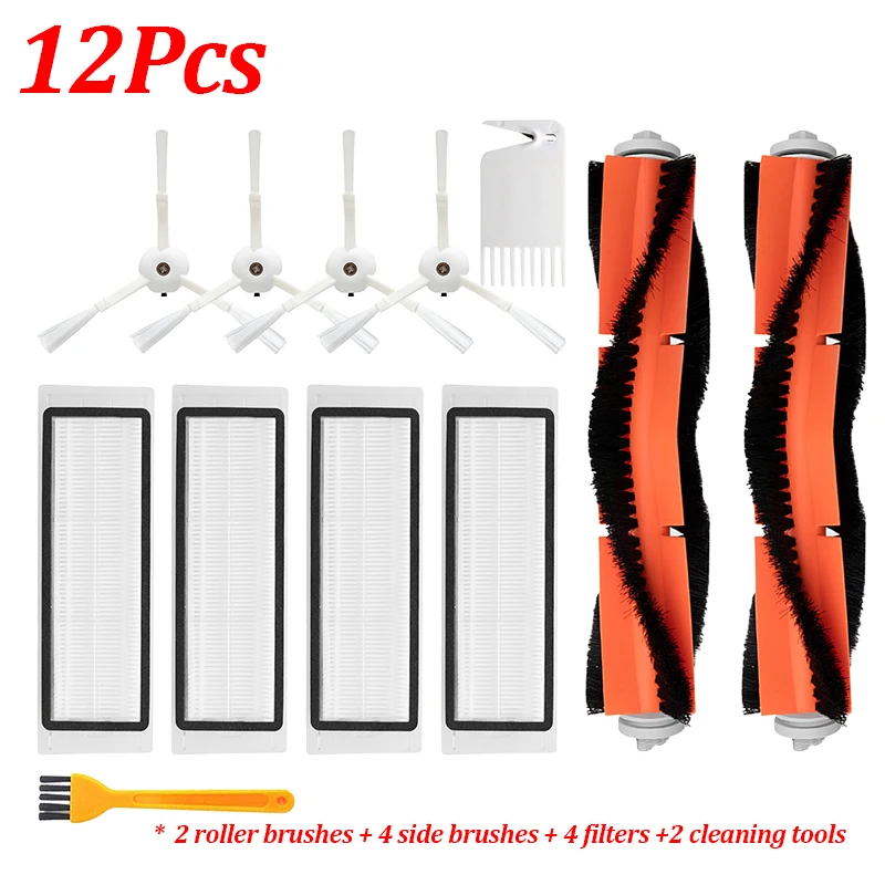 Waschbar Staub HEPA-Filter für XIAOMI 1 1s für Roborock S50 S5 MAX S6 Roboter Staubsauger Wichtigsten Seite pinsel Teile Zubehör
