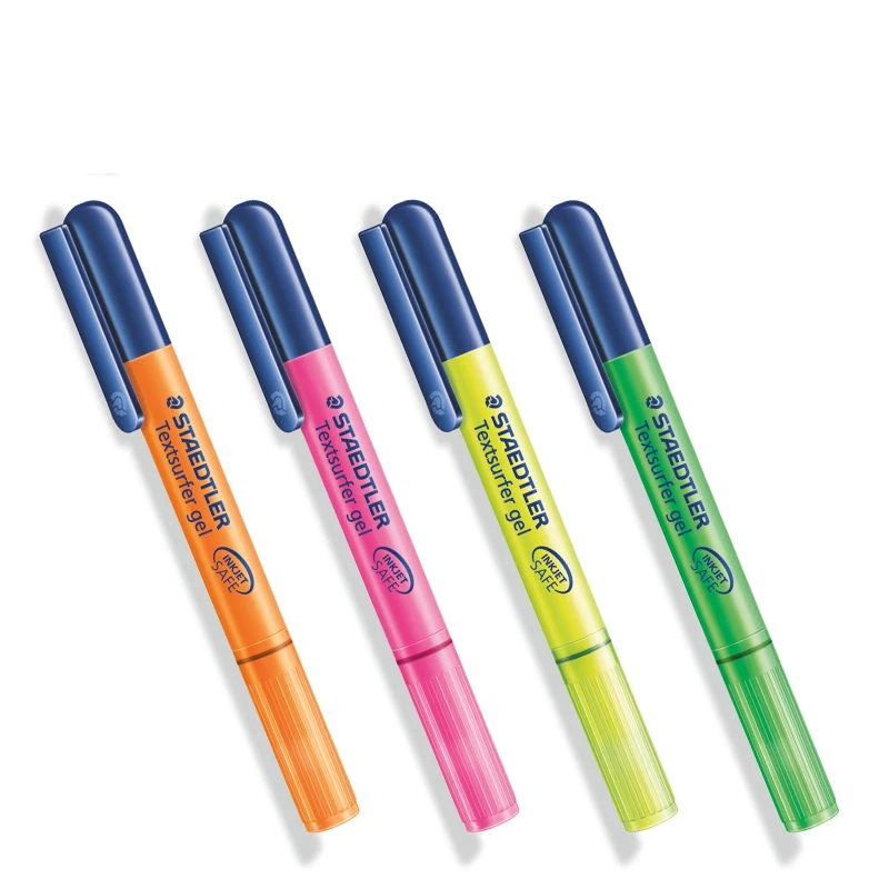 Staedtler 264Textsurfer Gel Highlighter Inkjet-Safe Twist-Action Line Width 3 MM -Pack of 10