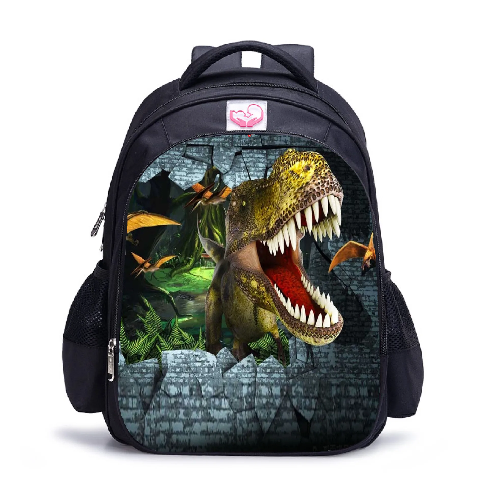 New 3D Printing Dinosaur School bag For Boys 13/16inch Primary Animal Children Backpack For Teenager Rucksack Mochila Infant