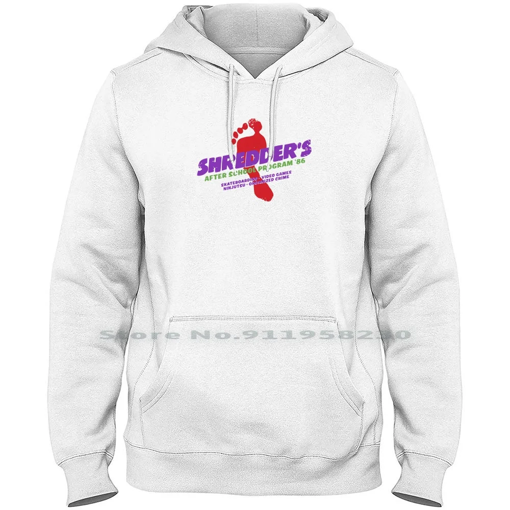 Shredder's After School Program Hoodie Sweater 6XL Big Size Cotton Cartoon Gamers Shred Movie Gamer Game Red Ram Pro Ra Pr Ny