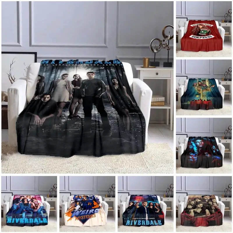 

3D Printed Riverdale Fleece Blanket for Beds Hiking Picnic Thick Quilt Fashionable Bedspread Fleece Throw Blanket