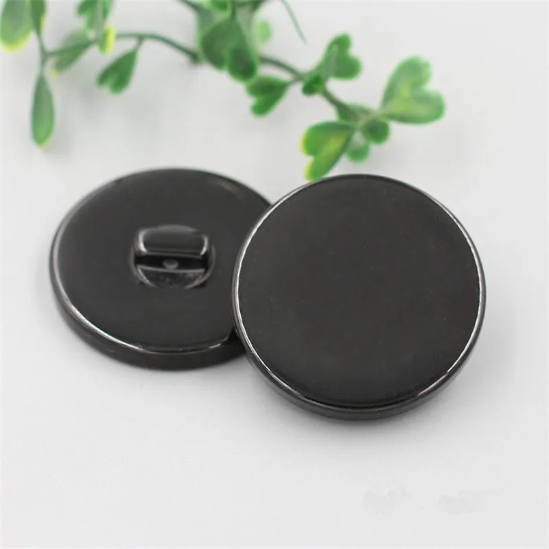 20pcs/Bag High-end Men\'s and Women\'s Woolen Coat Button Flat Resin Bright White Matte Black Flat Suit Windbreaker Button