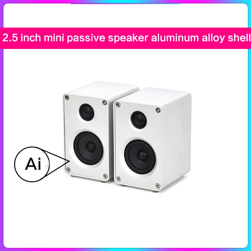 20W*2 2.5 Inch Mini Speaker Stereo Home Computer Combination Speaker High Fidelity Bluetooth Passive Speaker 90Hz-20KHz