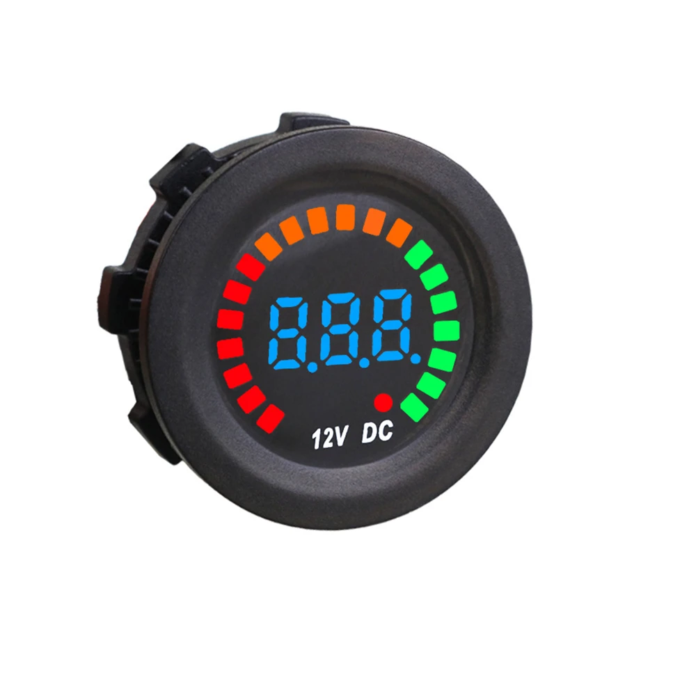 DC 12V Universal Car Motorcycle Boat LED Digital Voltmeter Panel Volt Meter Monitor Gauge Display Car Accessories