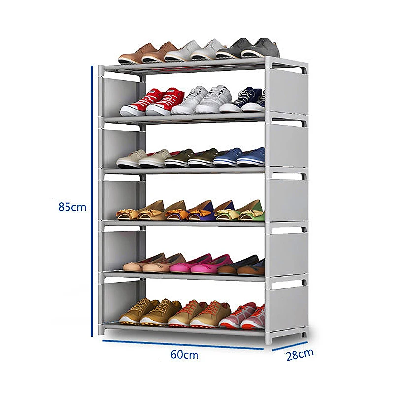 Simple Shoe Rack Non-Woven Fabric DIY Easy Assembly Shoe Storage Rack  Home Decoration Home Furniture Space-saving Shoe Cabinet