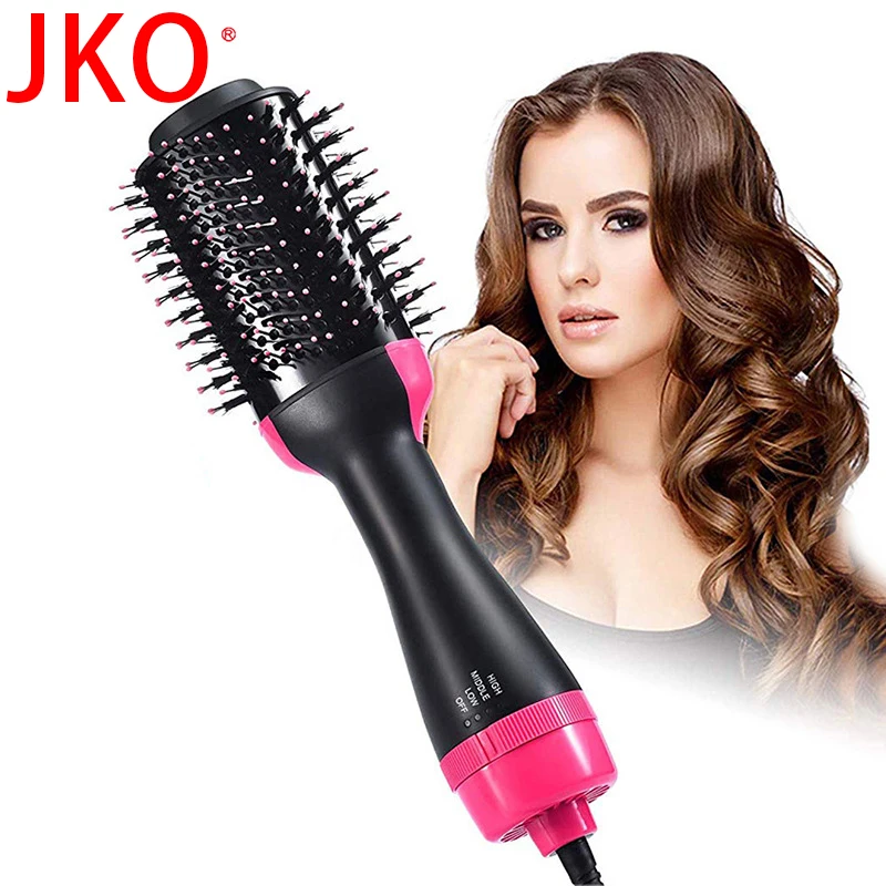 3 hi 1Hair Dryer Brush Air Atyling Brush Hair Straightener Dryer OneStep Straightening Hot Air Brush  Dryer And Plumper Comb