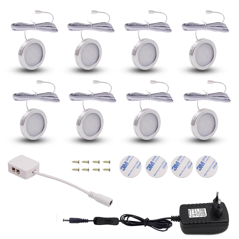 LED Under Cabinet Light Universal Wardrobe Light Night Lamp For Kitchen Cupboard Closet DC12V
