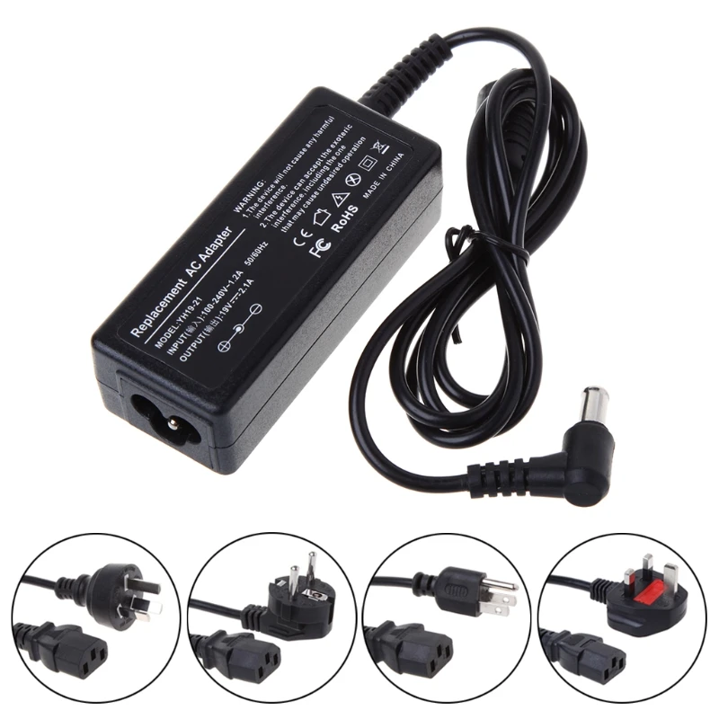 AC DC Power Supply Charger Adapter Cord Converter 19V 2.1A for Monitor LCD TV Drop Shipping