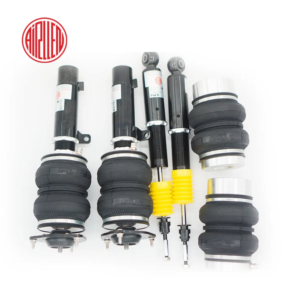 Car air suspension shock absorber kit/For V W SCIROCCO 13/ Adjustable damping/pneumatic suspension coilovers+air spring assembly