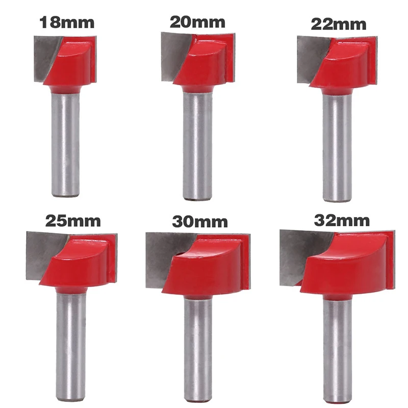 1 pz 8mm pulizia fondo incisione strumenti per la lavorazione del legno Bit fresa in metallo duro integrale fresa per taglierina per legno