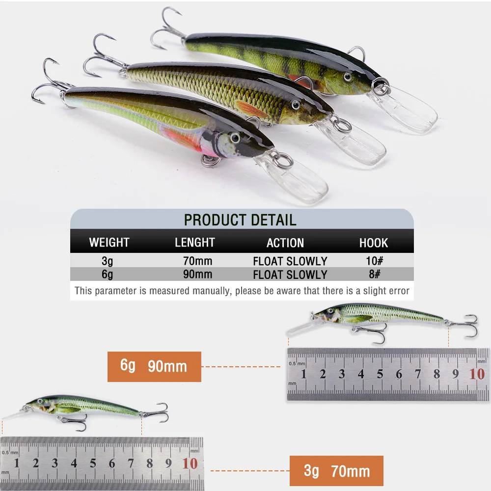 GOBASS Crankbait Fishing Wobblers For Pike Trolling Lure Jerkbait Minnow Rattling Artificial Baits For Fishing Tackle 90mm 70mm