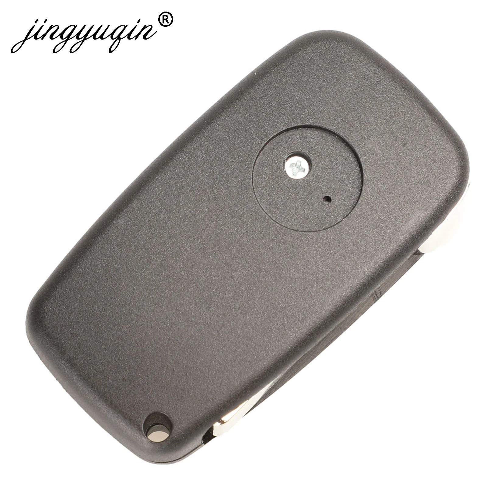 jingyuqin 10pcs/lot New Flip Folding Remote Key Case 3 button black 3 BTN For FIAT 3 button Punto Ducato Stilo Panda