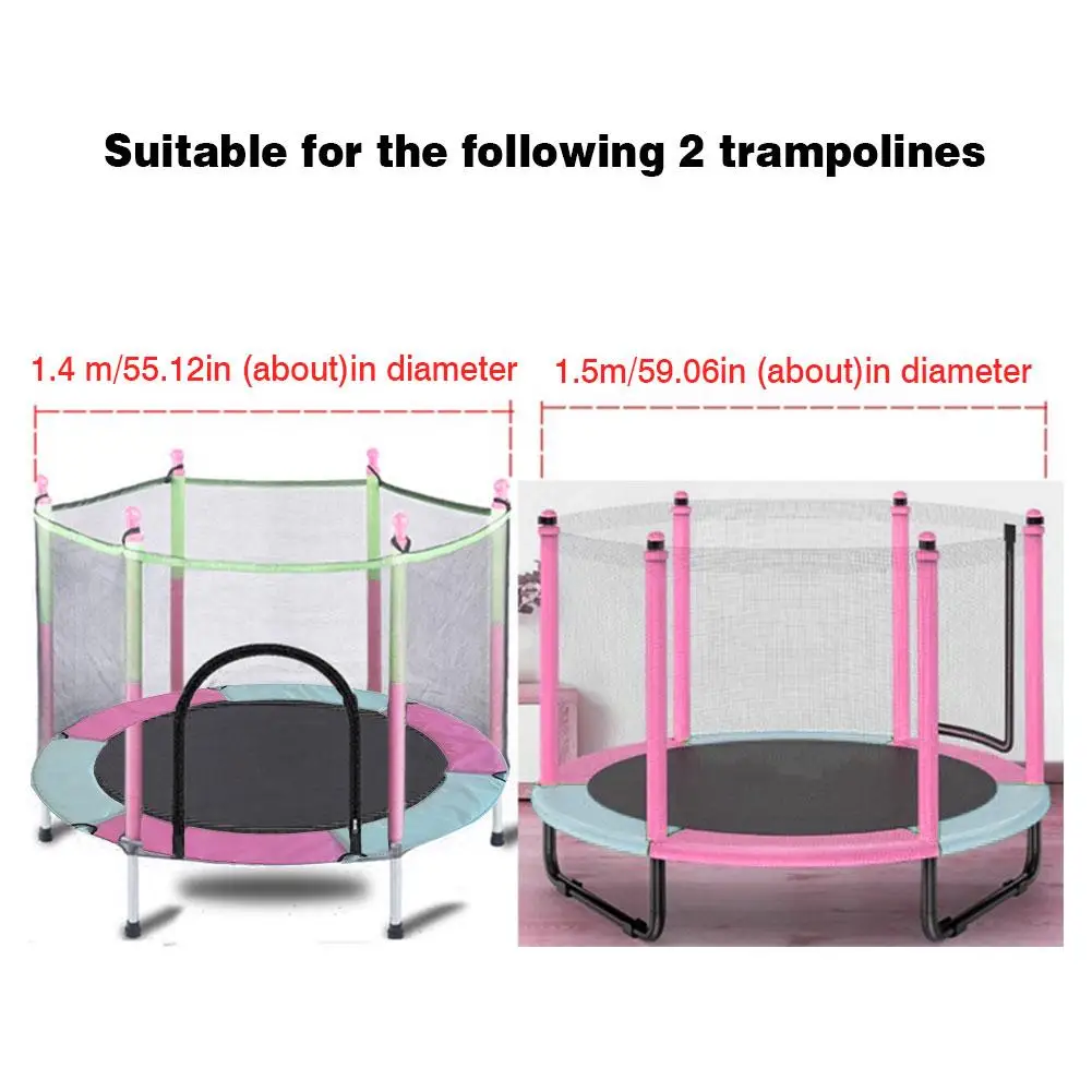 1.4m/1.5m Trampoline Spring Cover Edge Protection Pad Round Replacement Safety Pad Indoor Outdoor Kids Trampolines Accessories