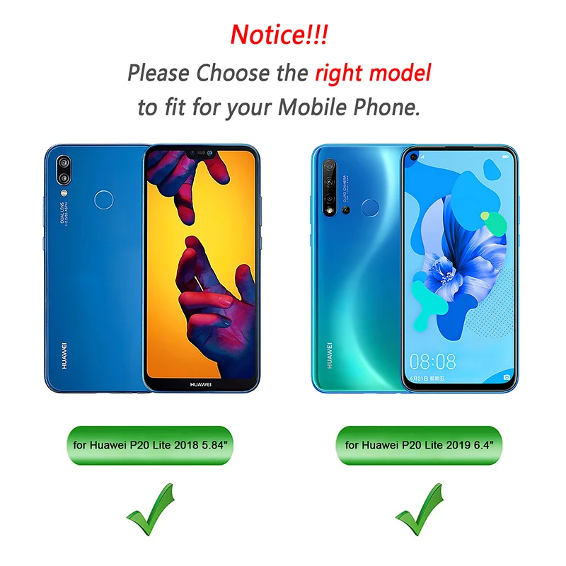 Clear Mobile Back Cover for Huawei P20 Lite 2018/2019 Phone Case Soft TPU Thin Transparent Silicone Funda P20Lite 360 Protective