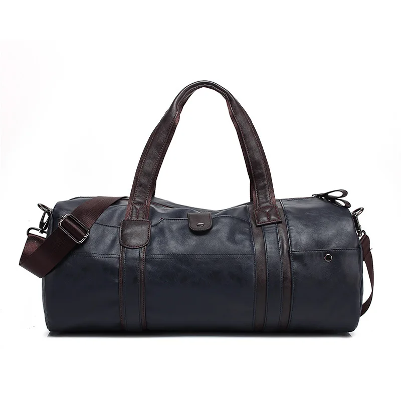 New Arrival Oil Wax Leather Handbags For Men Large-Capacity Portable Shoulder Bags Men's Travel Bags Travel Package