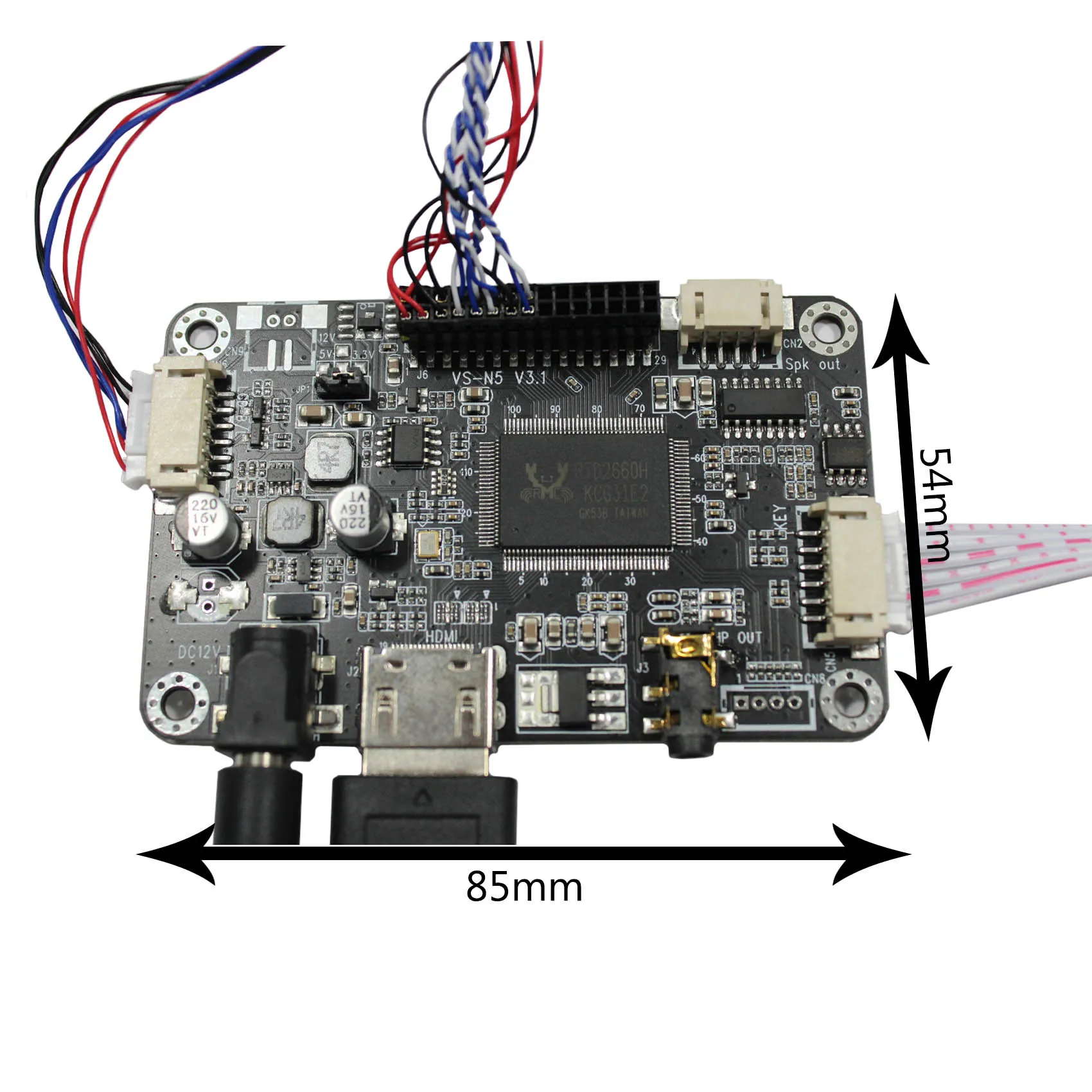 شاشة LCD مع لوحة تحكم في الصوت ، بإنش ، من من من من من نوع LP156WH4