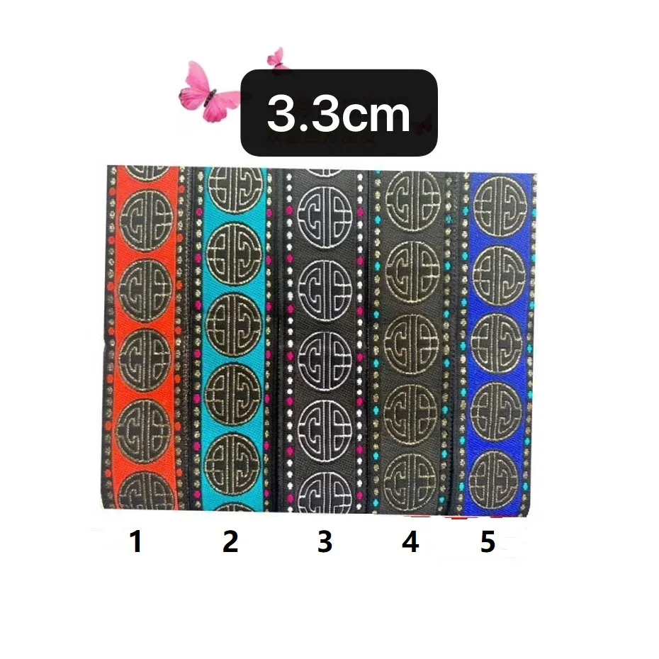 

3.3cm ethnic style folk style nation style jacquard webbing,jacquard webbing,garment ribbon,shoes ribbon,bag ribbon,QC0515D