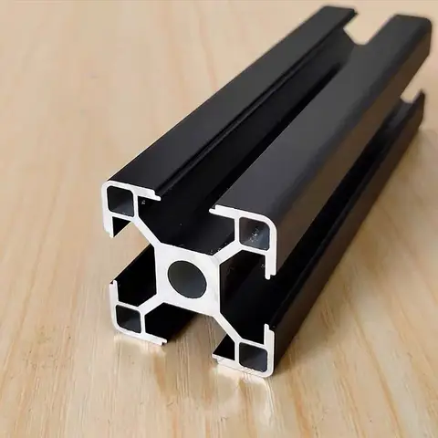 1/2pcs 100mm-1000mm 3030 3060 4040 4080 Black T-slot Aluminum Extrusions Aluminum Profiles Frame for CNC Laser Engraving Machine
