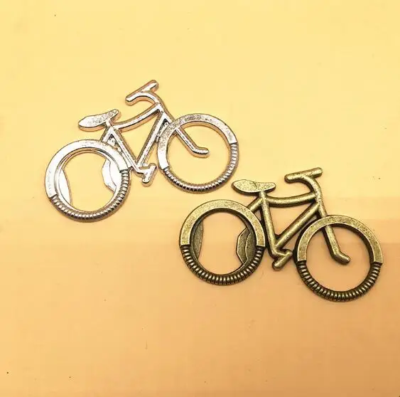 

300pcs/lot Metal Beer Bottle Opener Cute Bike Bicycle Keychain Key Rings For Lover Biker Bottle Openers Creative Gift For Cyclin